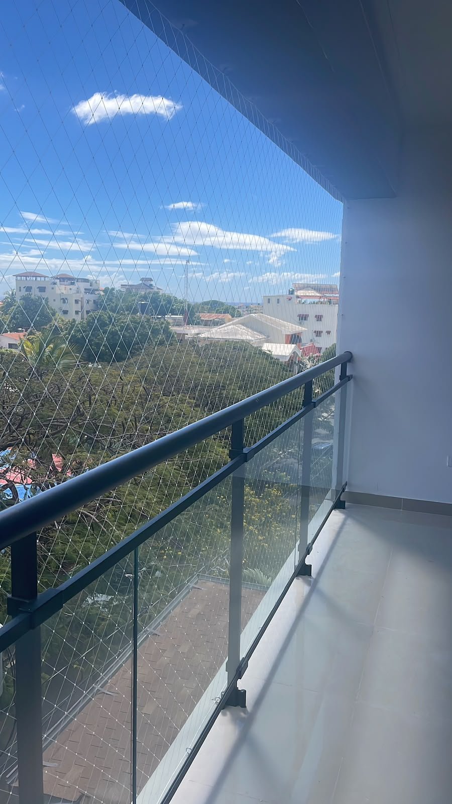 Instalación de malla de seguridad